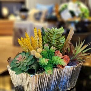 CIZGILI MASAUSTU CICEKLIK GUMUS ARAJMAN