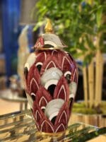 GUL YAPRAGI  KIRMIZI KUCUK UZUN KUP