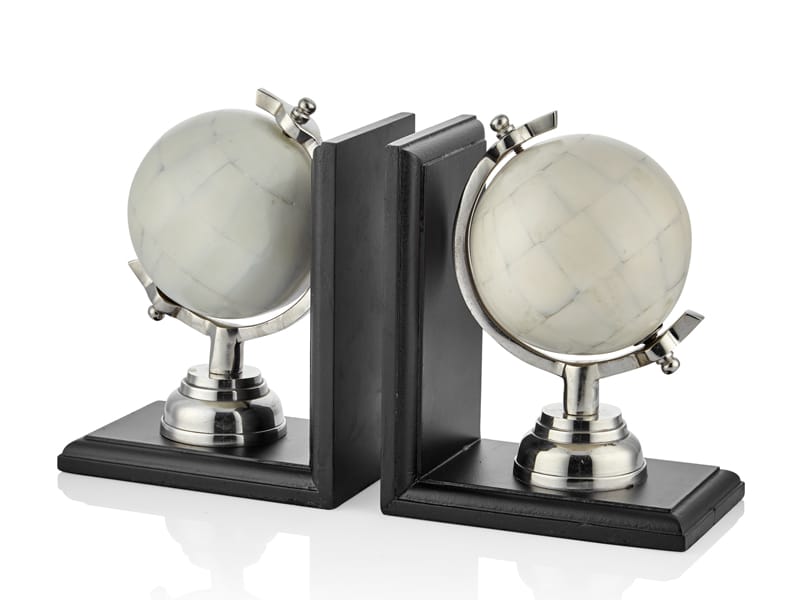 MOP GLOBE BEYAZ KITAP TUTUCU SET 10X30X17