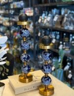 LACİVERT GOLD DETAY MUMLUK SET