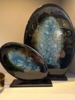 2Lİ CAM DİSK SİYAH-TURKUAZ