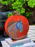 İTHAL ORANGE HORSE SERAMİK VAZO 27CM