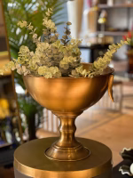 FİL DİŞİ AYAKLI KASE 35x40 CM ESKİTME