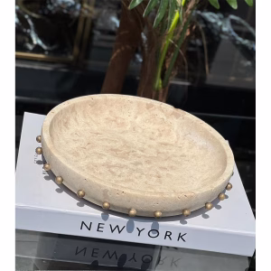 25 CM TRAVERTEN KASE KÜÇÜK TOPLU