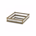 JUJO CAM ÇUBUKLU TEPSİ ESKİTME KARE