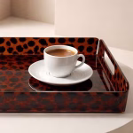PELEKSİ TEPSİ LEOPAR 17x26 cm